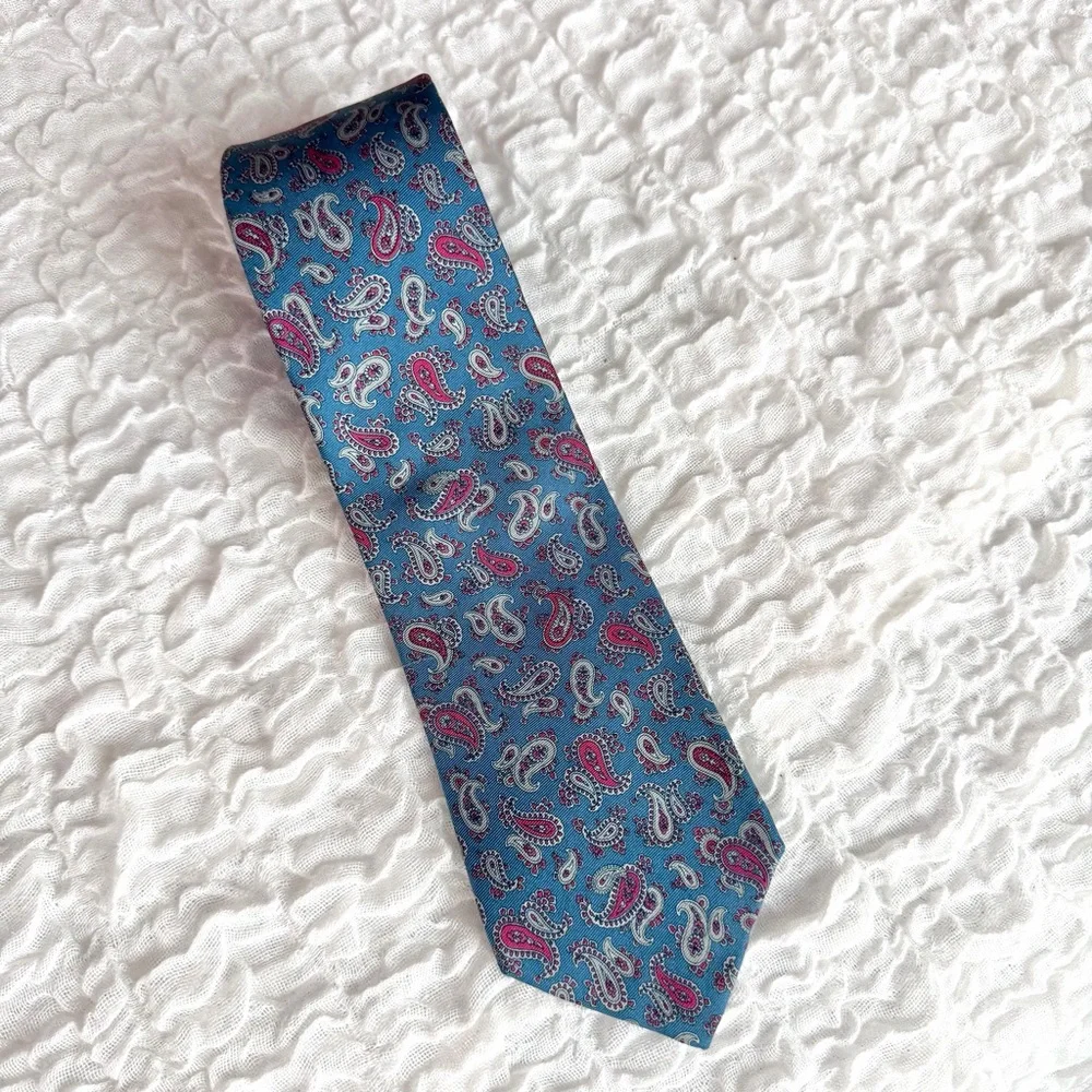 Liberty London Paisley 100% Silk Necktie